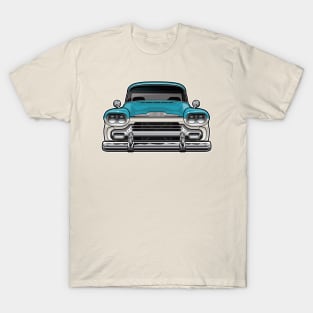 1958 Chevy Apache Turq T-Shirt